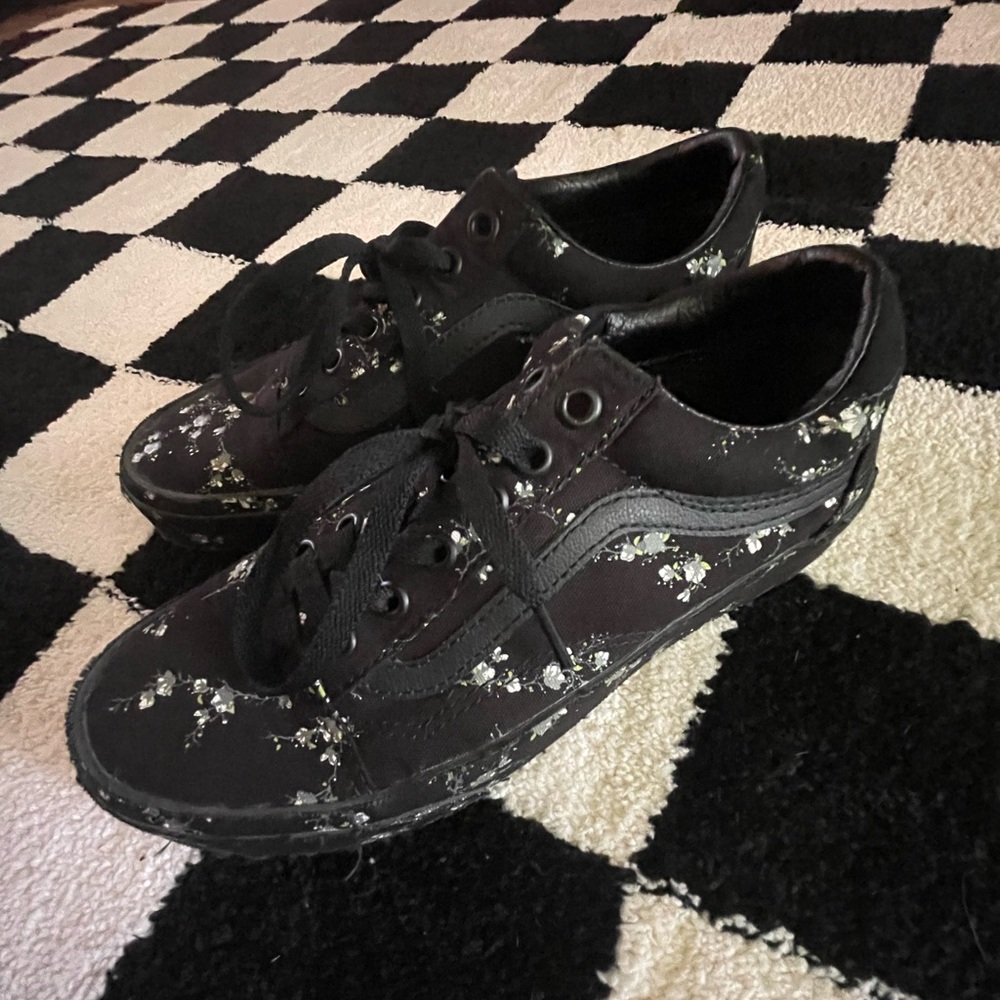 Floral Fabric Vans
